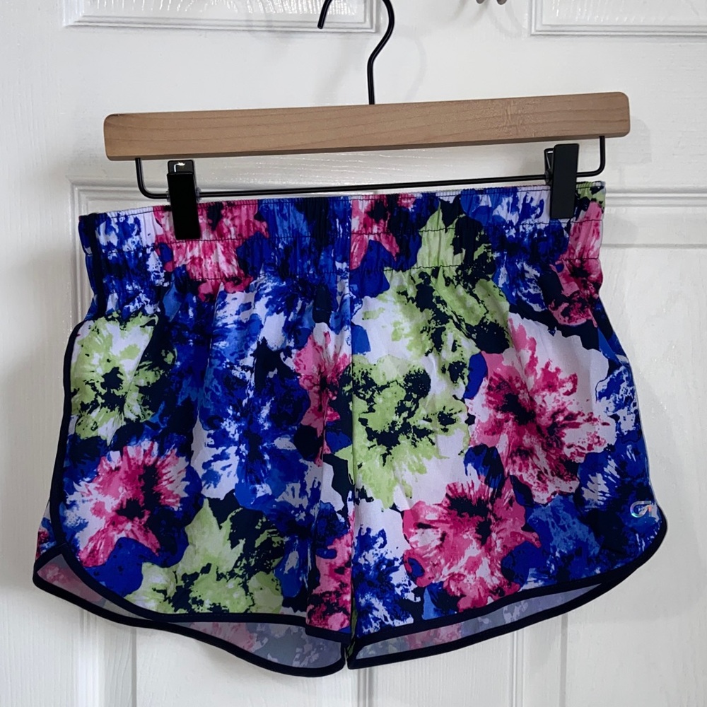 GAP Fit floral built in brief shorts